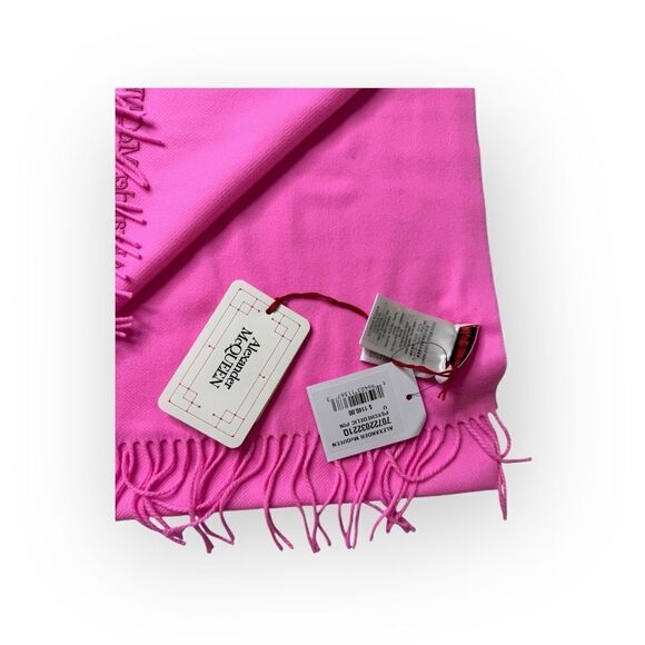 NWT Alexander McQueen Cashmere Fringe Scarf - Picture 2 of 4